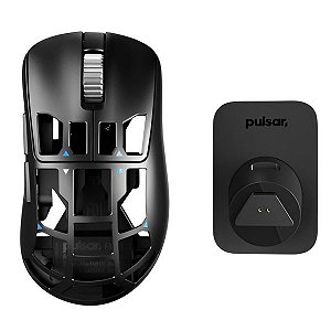 Mouse sem fio Pulsar Magnesium Feinmann F01 46G - Preto