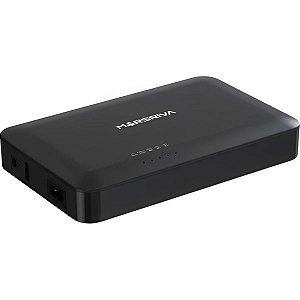 Nobreak UPS Mini Marsriva KP1 Plus 16000 mAh 18 W - Preto