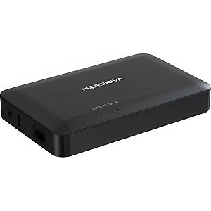Nobreak UPS Mini Marsriva KP1 Ultra 16000 mAh 30 W - Preto