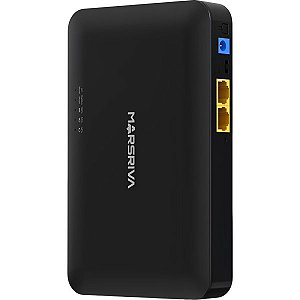 Nobreak UPS Mini Marsriva KP2 Pro 8000 mAh 30 W - Preto