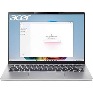 Notebook Acer Swift 14 AI SF14-61T-R49D 14" AMD Ryzen AI 9 365 16 GB LPDDR5x 1 TB SSD Touch - Pure Silver