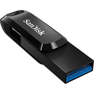 Pendrive Sandisk Dual Drive Go 512 GB - Preto
