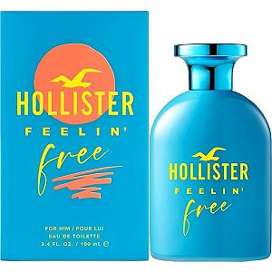Perfume Hollister Feelin' Free EDT - Masculino 100mL