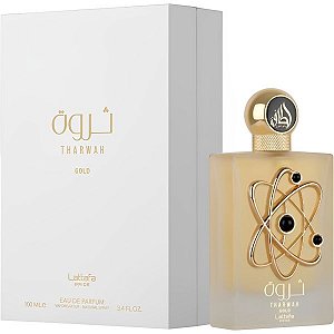 Perfume Lattafa Tharwah Gold EDP - Unissex 100mL