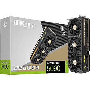 Placa de Vídeo Zotac Gaming GeForce RTX 5090 Solid OC Edition 32 GB GDDR7 (ZT-B50900J-10P)