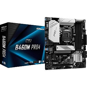 Placa Mãe ASRock B460M Pro4 LGA 1200 DDR4