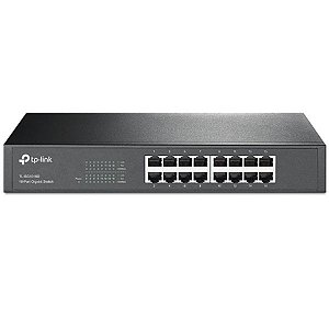 Switch para Escritorio TP-Link TL-SG1016D de 16 Portas 10/100/1000 Mbps