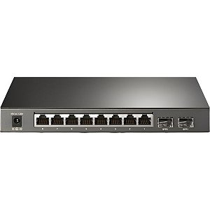 Switch TP-Link TL-SG2210P T1500G-10PS com 8 portas a 10/100/1000 Mbps
