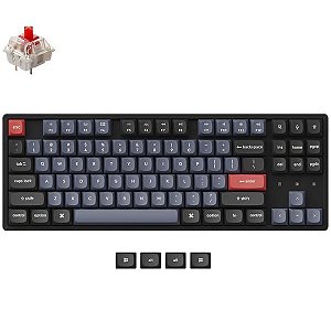 Teclado Gamer Mecânico Redragon K632W-RGB-PRO Horus Mini Pro RGB Sem Fio - Branco (Inglês)