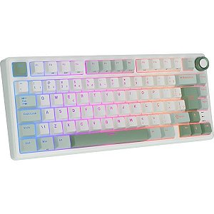 Teclado Mecânico Royal Kludge RKS98 96% RGB Sem Fio Switch Blue - Blackberry Mousse (Inglês)
