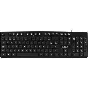Teclado Satellite AK-921 USB - Preto (Português)