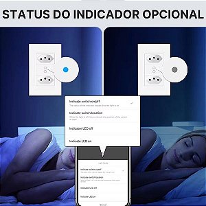 Tomada de Parede Inteligente Moes WK-KX-BR2 2 Gang Wifi 5000 W - Branco