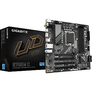 Placa Mãe Gigabyte B760M C LGA 1700 DDR5