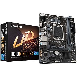 Placa Mãe Gigabyte H610M K 1700 DDR4