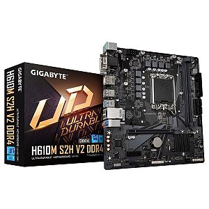 Placa Mãe Gigabyte H610M S2H V2 1700 DDR4
