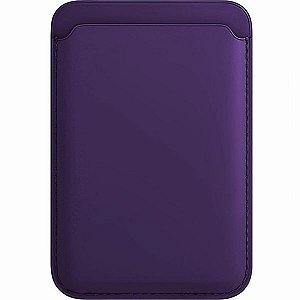 Porta-cartão de Couro Coblue CBS-A22 para Celular - Cinza