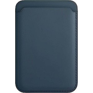 Porta-cartões de Couro Coblue CBS-A22 para Celular - Azul
