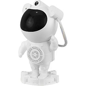 Projetor de Luz Interior Smart Vision XL-737 Astronauta com Speaker - Branco