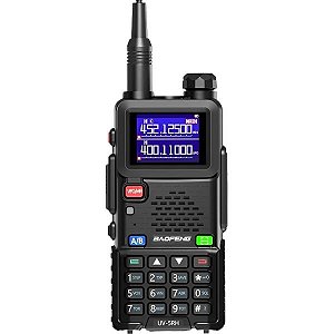 Rádio Comunicador Baofeng UV-9R Plus Dual Band W - Preto