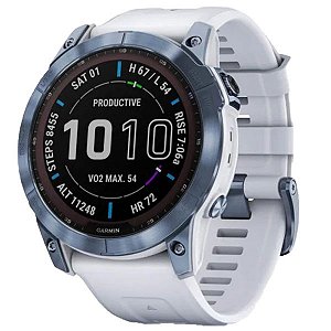 Relógio Smartwatch Garmin Fēnix 8 Sapphire 43 mm - Carbon Gray/Titanium Black (010-02903-20)