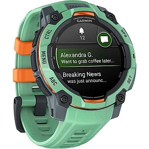 Relógio Smartwatch Garmin Instinct 3 Solar 45 mm - Preto (010-02934-00)