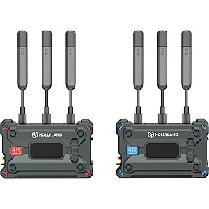 Sistema de Transmissão de Vídeo Hollyland Pyro S 4K HDMI Sem Fio - Preto