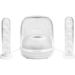 Speaker Harman Kardon SoundSticks 4 140 W Bluetooth - Branco