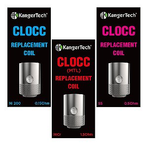 Coil (Bobina) p/ CLOCC / SS316L / NI200 / NiCr | Kangertech