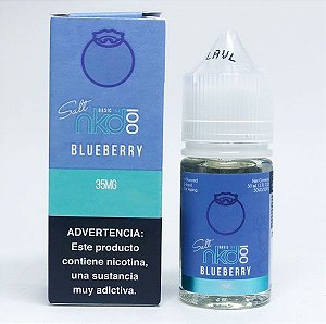 Líquido Blueberry - SaltNic / Salt Nicotine (Basic Ice) | Naked 100