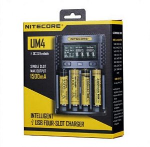 Carregador de Bateria UM4 3000mA | Nitecore