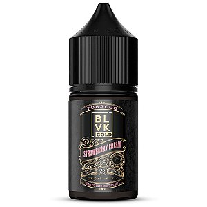 Líquido Strawberry Cream (Gold Tobacco) - Salt Nicotine | Blvk Unicorn