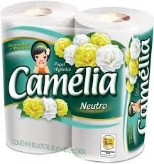 Papel Higiênico Camélia fl simples 30mts Fd c/64rls