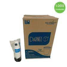 Copo isopor 237ml Darnel 8Oz 1000unids