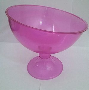 Taça Acrilica Inclinada Grande Cristal Pink unid (consultar disponibilidade antes da compra)