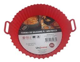 50 Pçs Forma De Papel P/ Airfryer Descartável Redondo 16cm