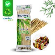 Espeto Bambu 25cm Inovenn 50 unids