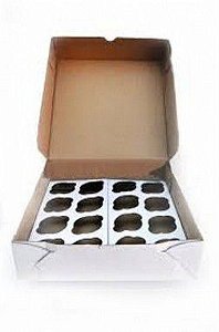 Caixa para Cup Cakes Mini (Transportar) 25 unids