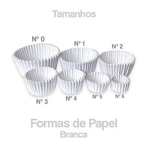 Forma Papel nº06 Branca 100 unids