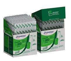 Canudo Biodegradavel Garrafa 24cmx5mm Embalado BOX 500 unids