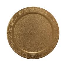 Disco 32cm Cake board Dourado Regina unid