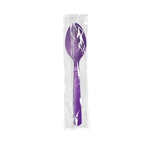 Colher Sache Roxa Açai Maromba+Guardanapo 200unids