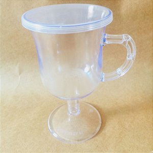 Taça Acrilica 130ml Capuccino Pit130 c/ Tampa 28pctsx4unids