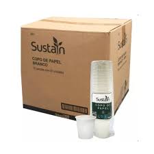 Copo Papel 180ml Branco Talge 20x50unids