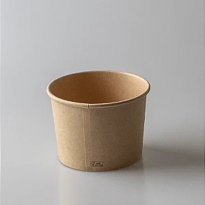 Pote Papel 550ML Kraft (16OZ) 20X25unids