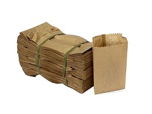 Saco papel semi kraft 7/5kg c/500 unids