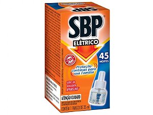 Inseticida Sbp Eletrico Refil 32ml 45 noites unid