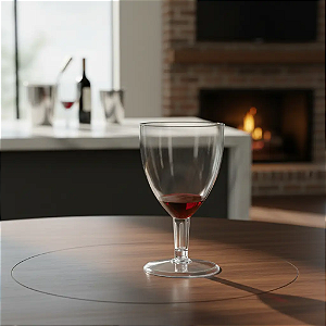 Taça Acrilica 170ml vinho Plastilania c/200 unids
