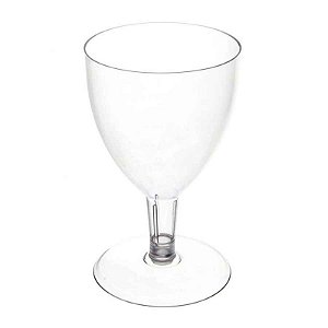 Taça Acrilica 170ml vinho Plastilania c/5 unids