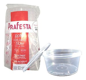 Pote c/Lacre 250ml Redondo Prafesta 10 unids