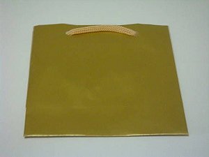 Sacola papel Ouro 16x12x5 (M) c/10 unids